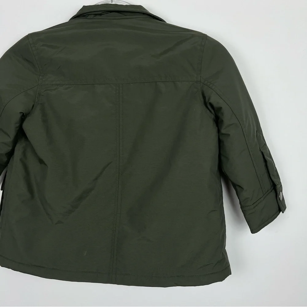 Gap Kids Green Puffy Coat Zip Jacket